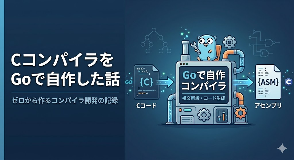 CコンパイラをGoで自作した話